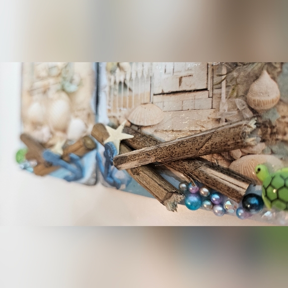 Beautiful Beach Getaway Wooden Charcuterie Boards. Set of 2. - Picture 14 of 16